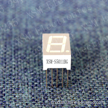 0.50'' 1 Digit 7 Segment LED Display (XSM-S5011BG)